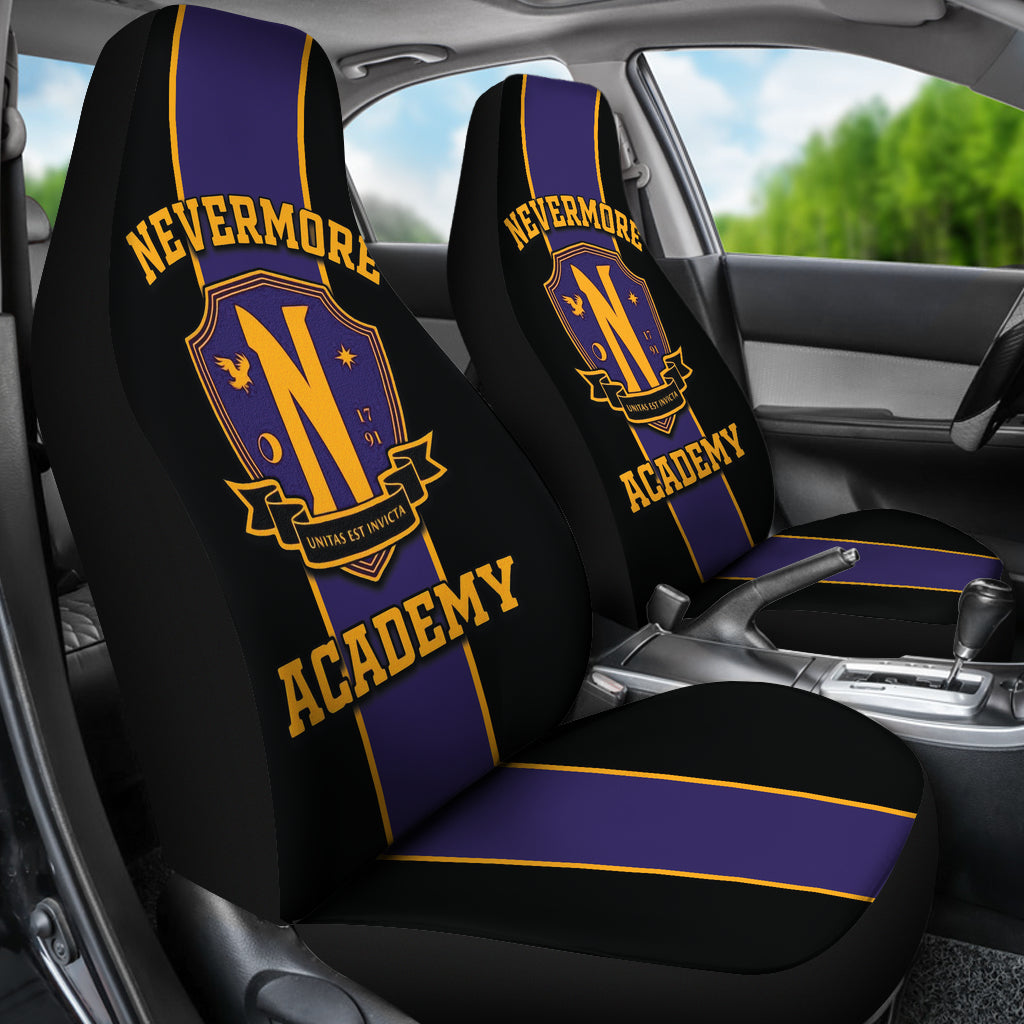 Wednesday Car Seat Covers Custom For Fans Ci221214-04