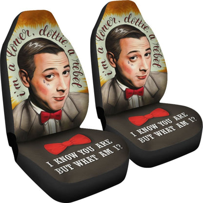 Wee Pee Herman Art Car Seat Covers Amazing Gift Ideas Universal Fit 173905