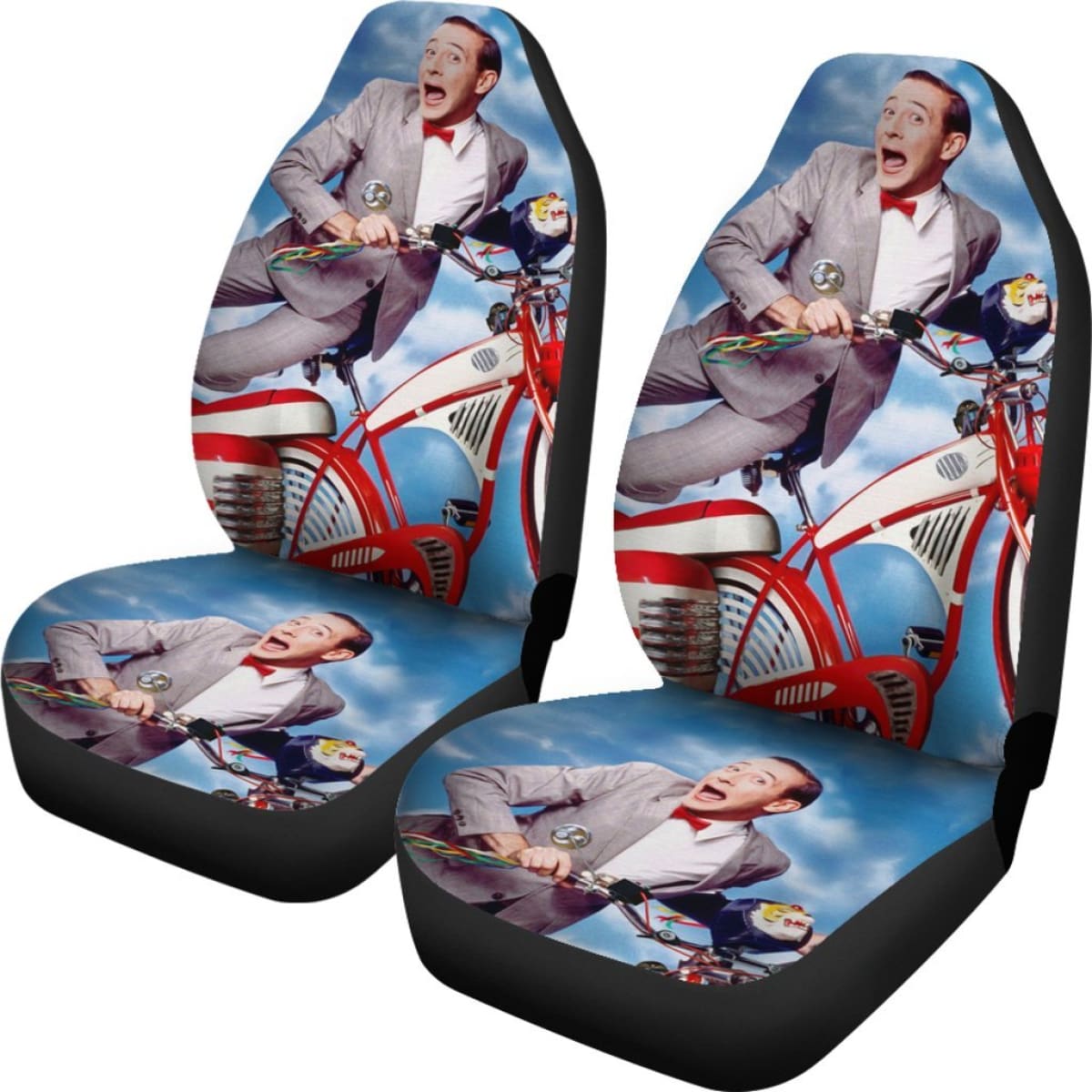 Wee Pee Herman Bike Car Seat Covers Amazing Gift Ideas Universal Fit 173905
