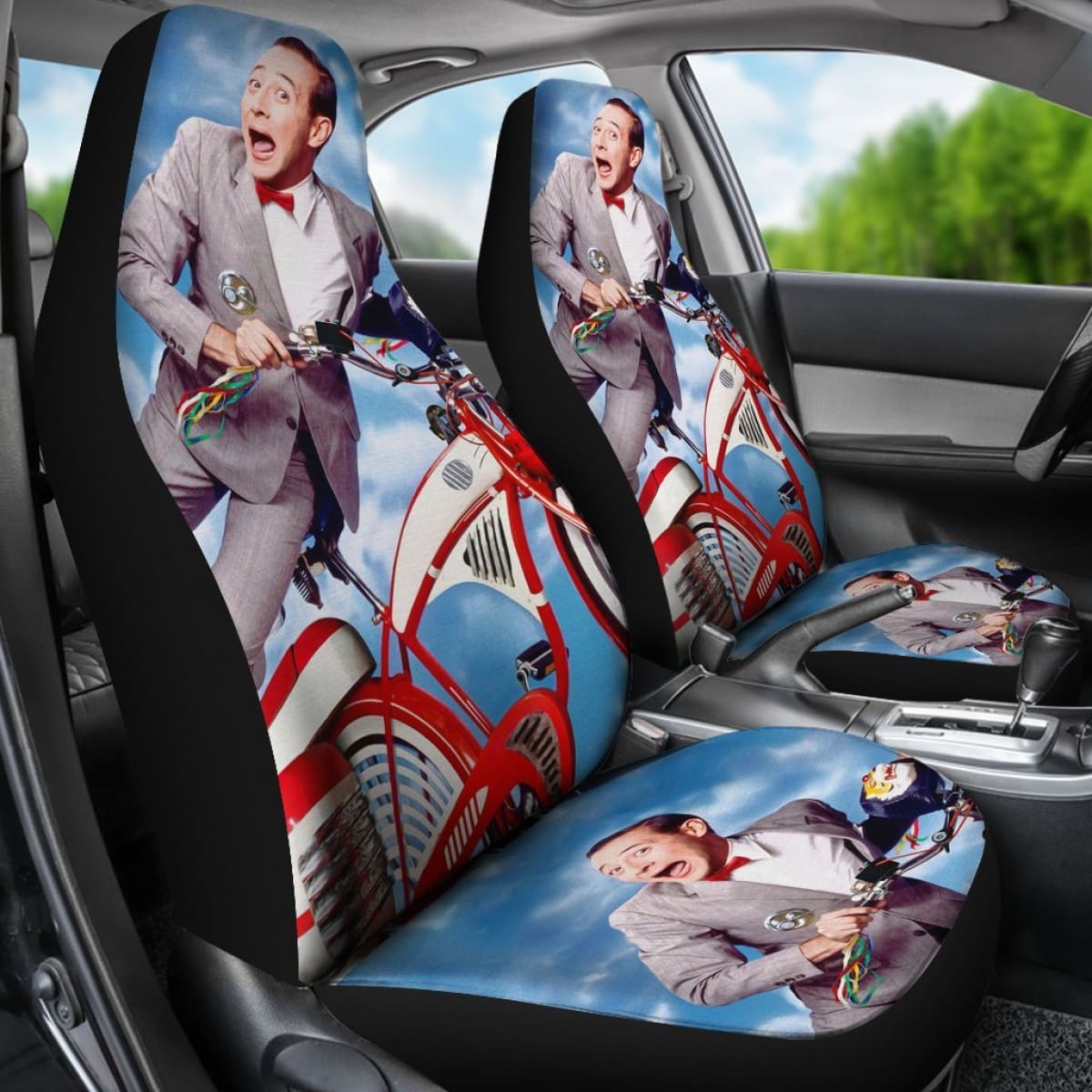 Wee Pee Herman Bike Car Seat Covers Amazing Gift Ideas Universal Fit 173905