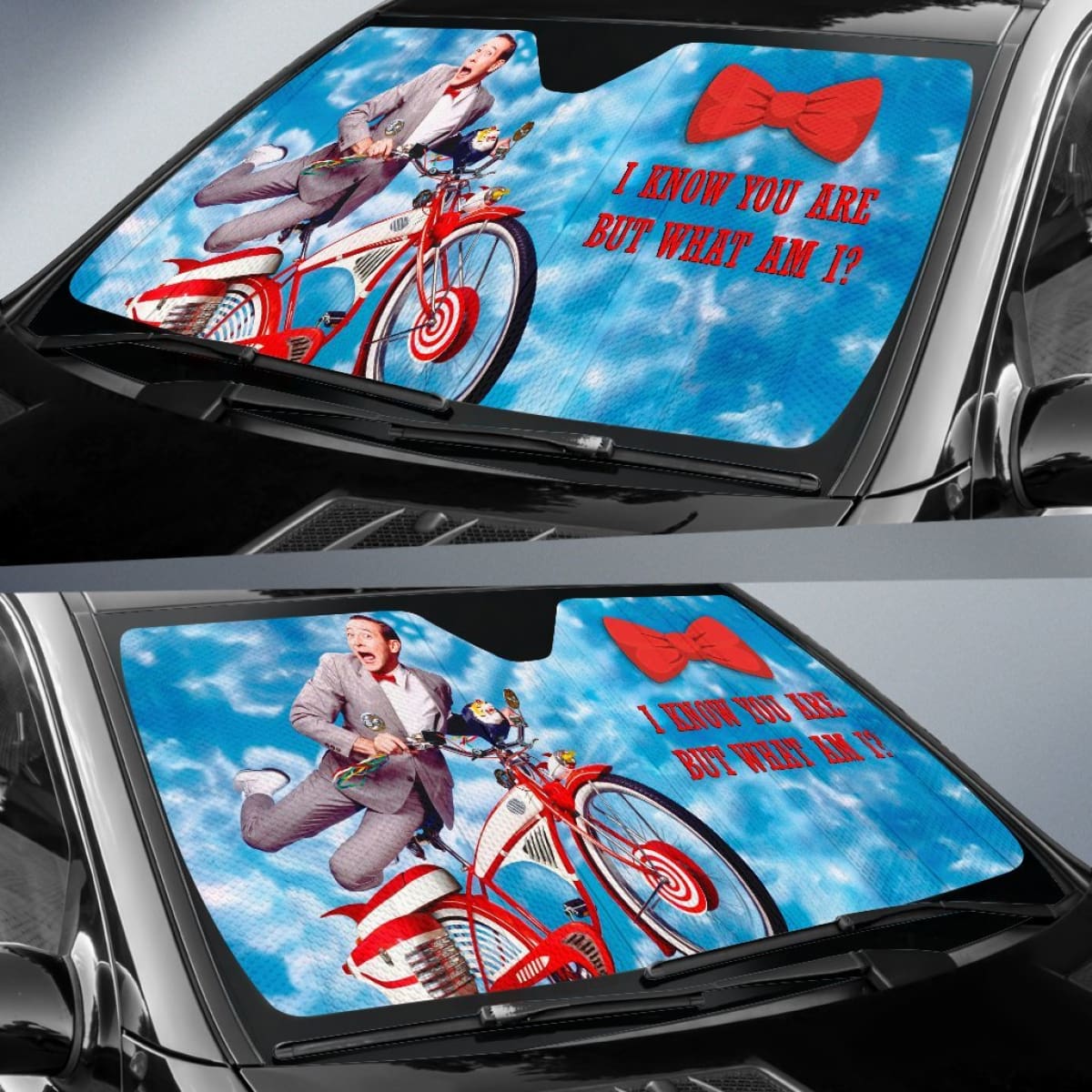 Wee Pee Herman Bike Car Sun Shades Amazing Gift Ideas Universal Fit 173905