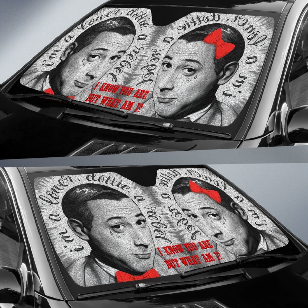 Wee Pee Herman Car Sun Shades Amazing Gift Ideas Universal Fit 173905