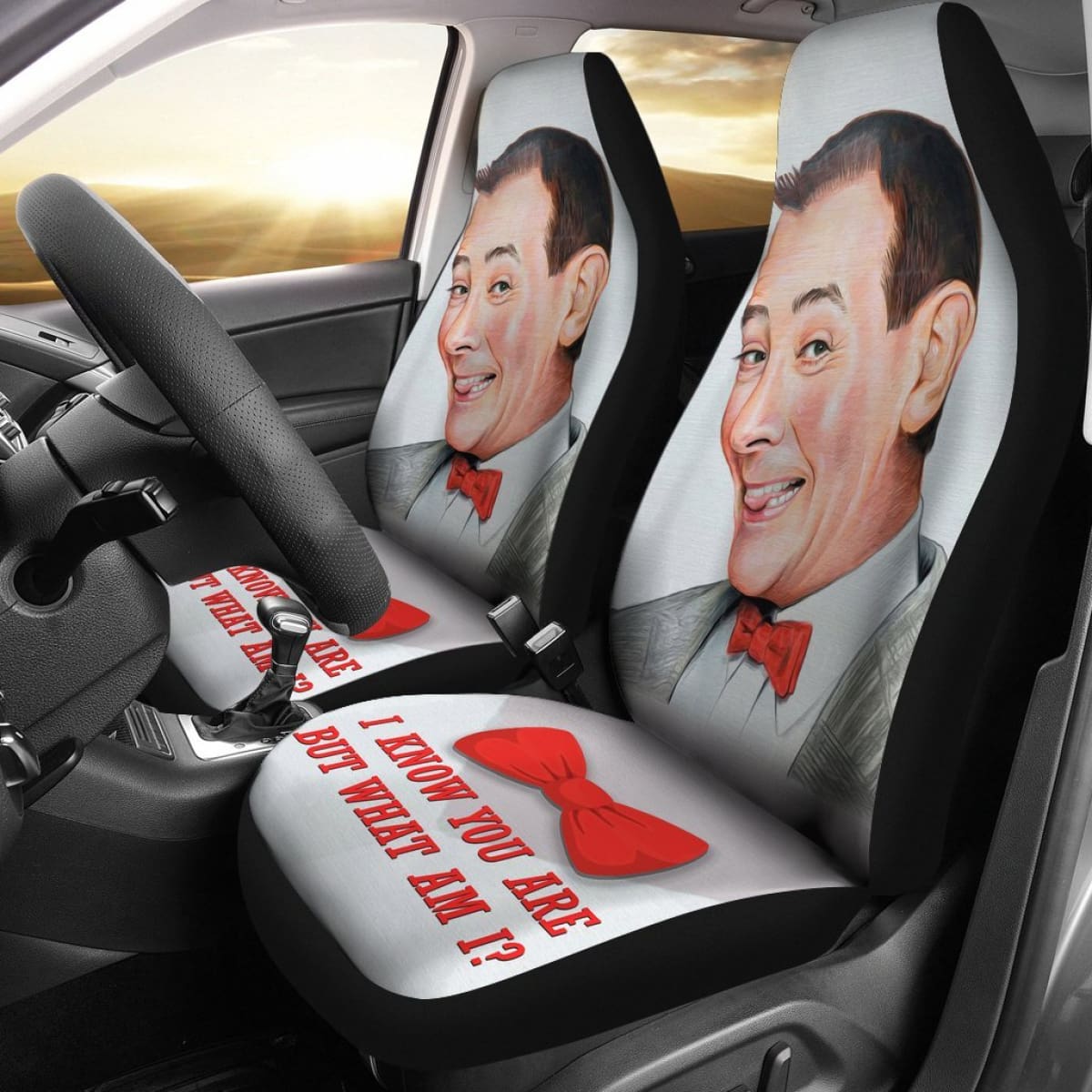Wee Pee Herman Cute Car Seat Covers Amazing Gift Ideas Universal Fit 173905