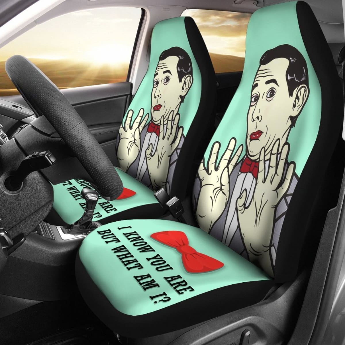 Wee Pee Herman Movie Car Seat Covers Amazing Gift Ideas Universal Fit 173905