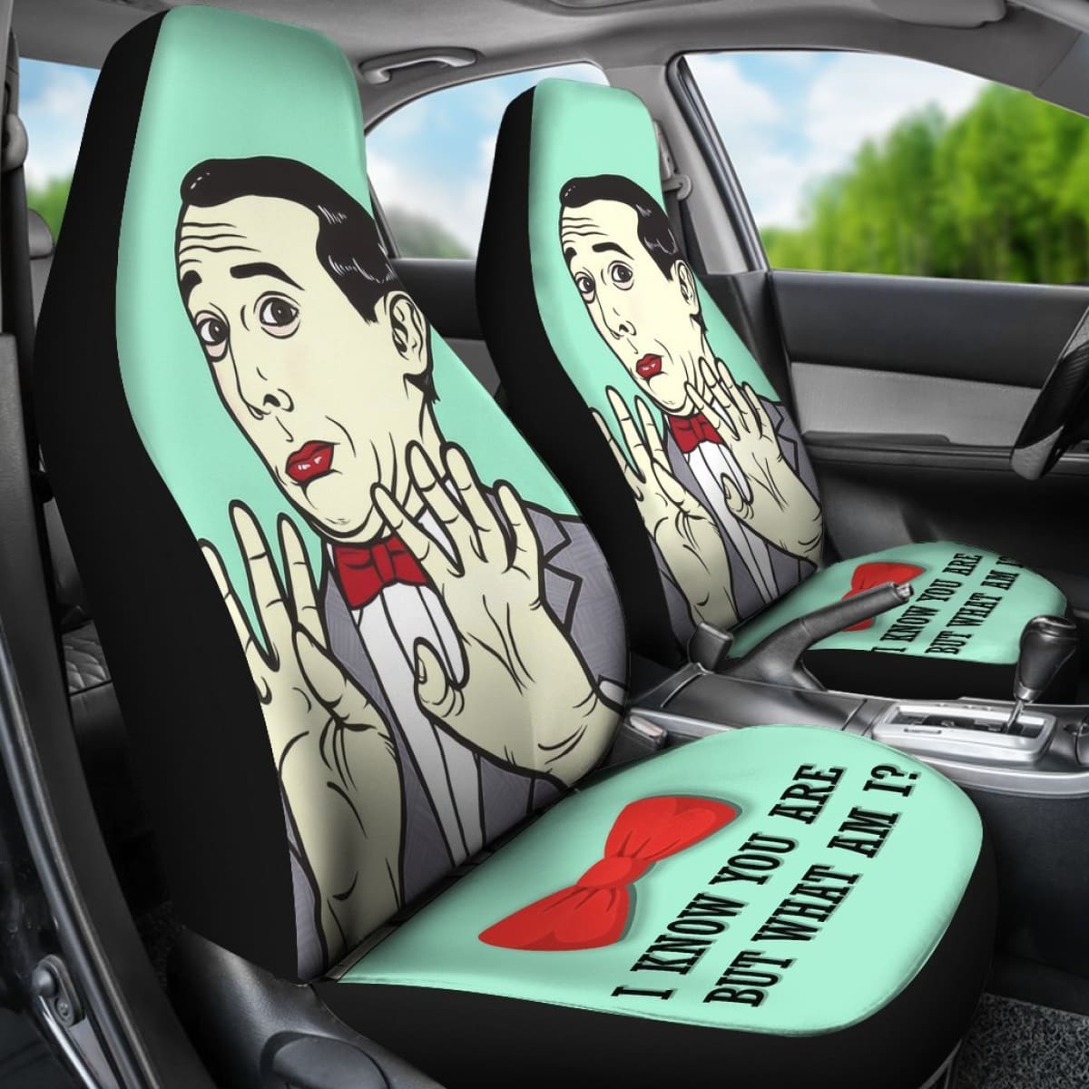 Wee Pee Herman Movie Car Seat Covers Amazing Gift Ideas Universal Fit 173905