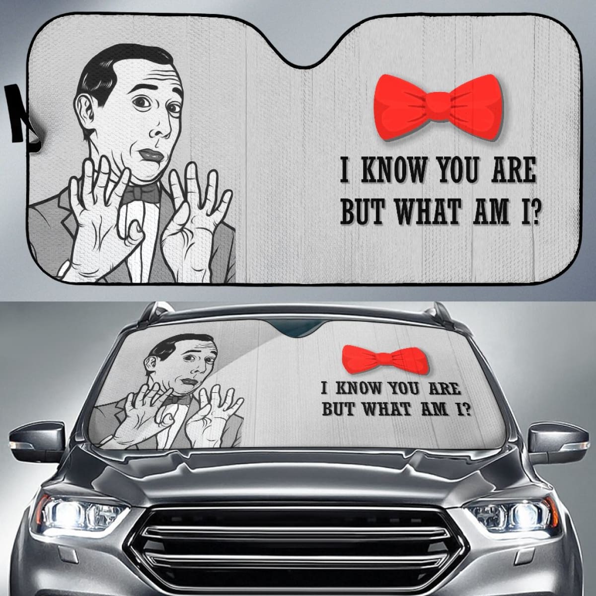 Wee Pee Herman Movie Car Sun Shades Amazing Gift Ideas Universal Fit 173905