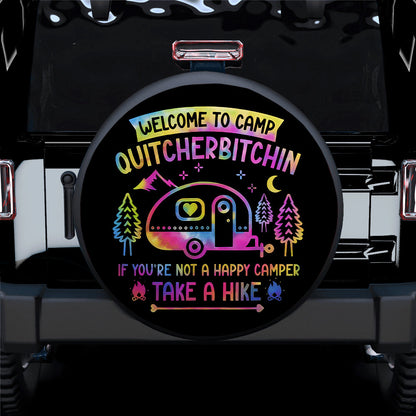 Welcome To Camp Take A Hike Car Spare Tire Cover