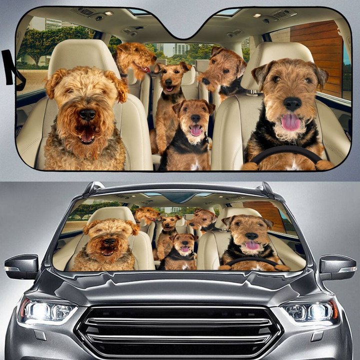 Welsh Terrier Car All Over Printed 3D Sun Shade