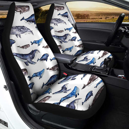 Whales Car Seat Covers Custom Pattern Car Accessories