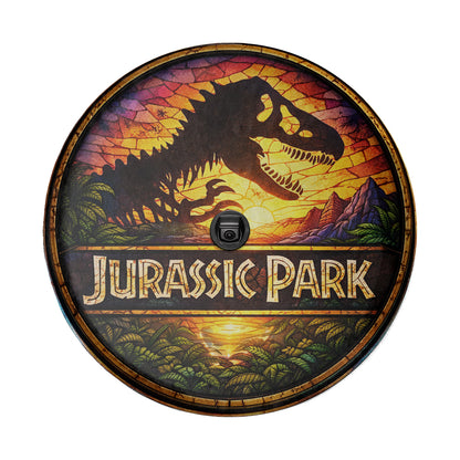 Wheel Cover Spare Tire Cover – Jurassic Park Leather - Image 5