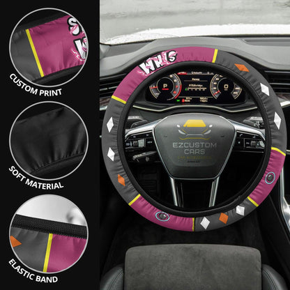 Whis Dragon Ball Anime Steering Wheel Cover Custom Anime Car Accessories
