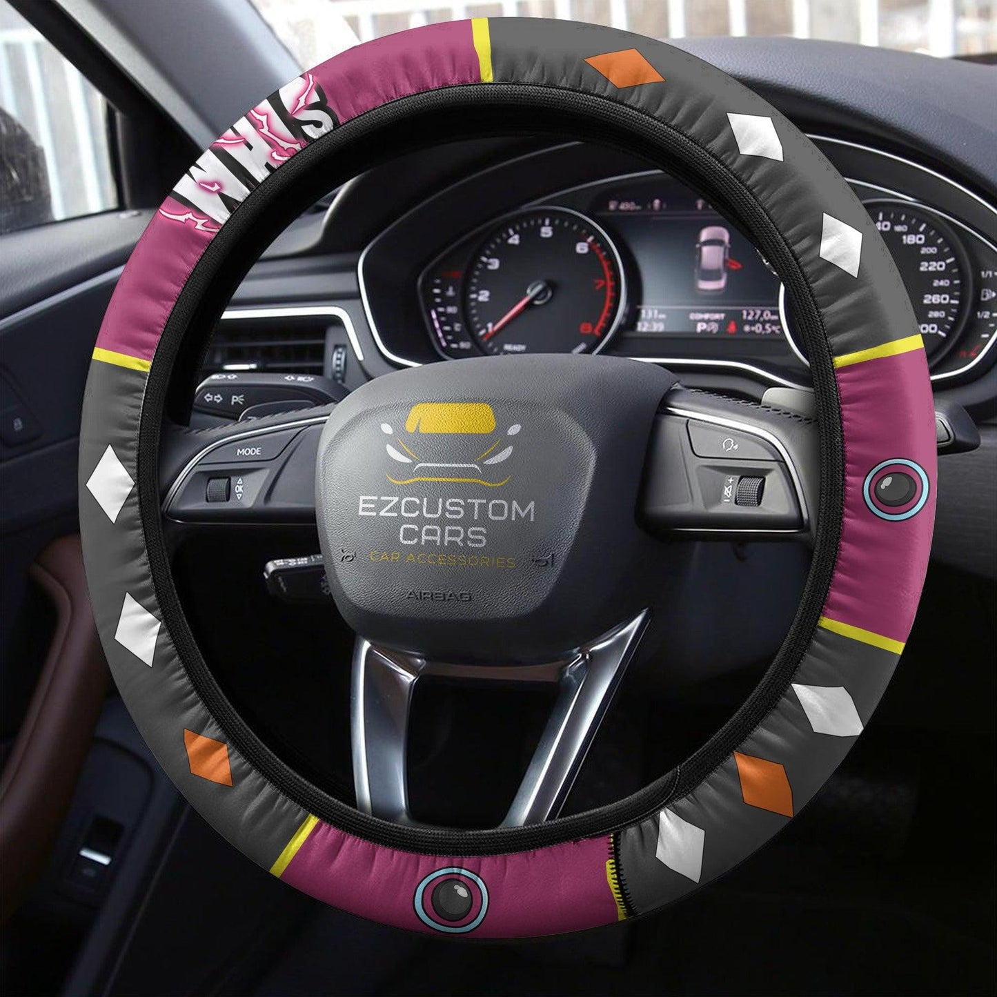 Whis Dragon Ball Anime Steering Wheel Cover Custom Anime Car Accessories