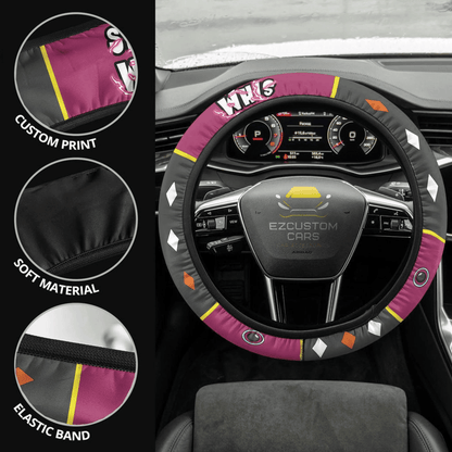 Whis Dragon Ball Anime Steering Wheel Cover Custom Anime Car Accessories