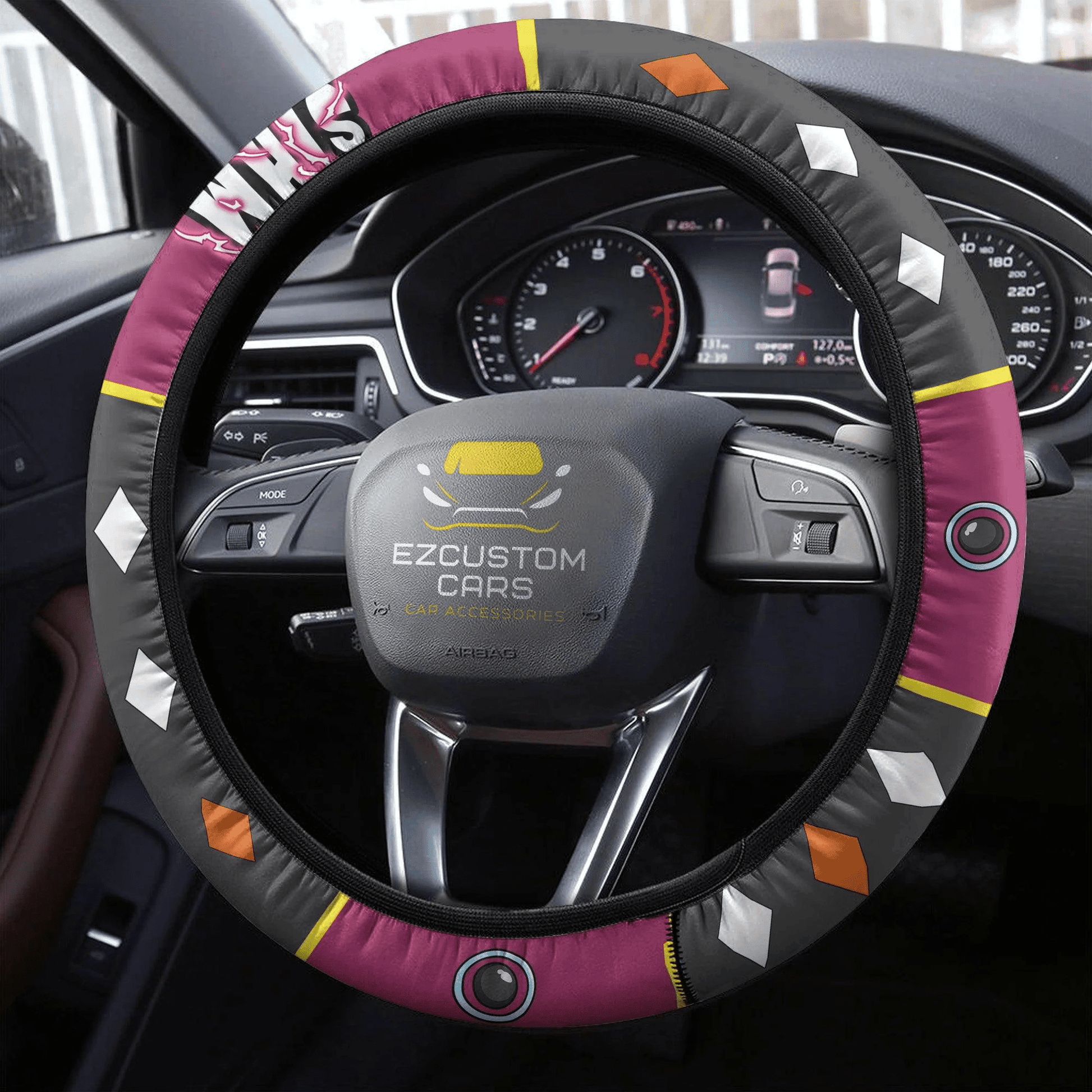 Whis Dragon Ball Anime Steering Wheel Cover Custom Anime Car Accessories