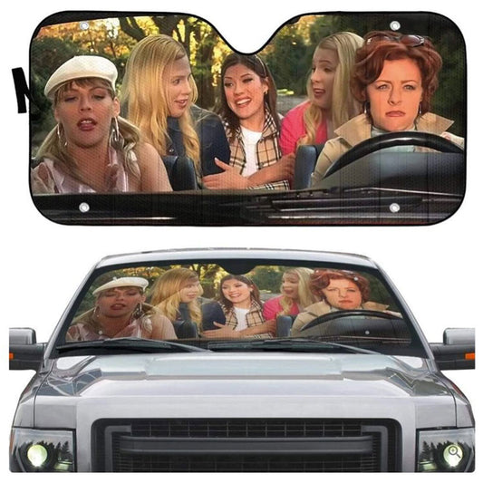 White Chicks Custom Car Auto Sun Shades Windshield Accessories Decor Gift