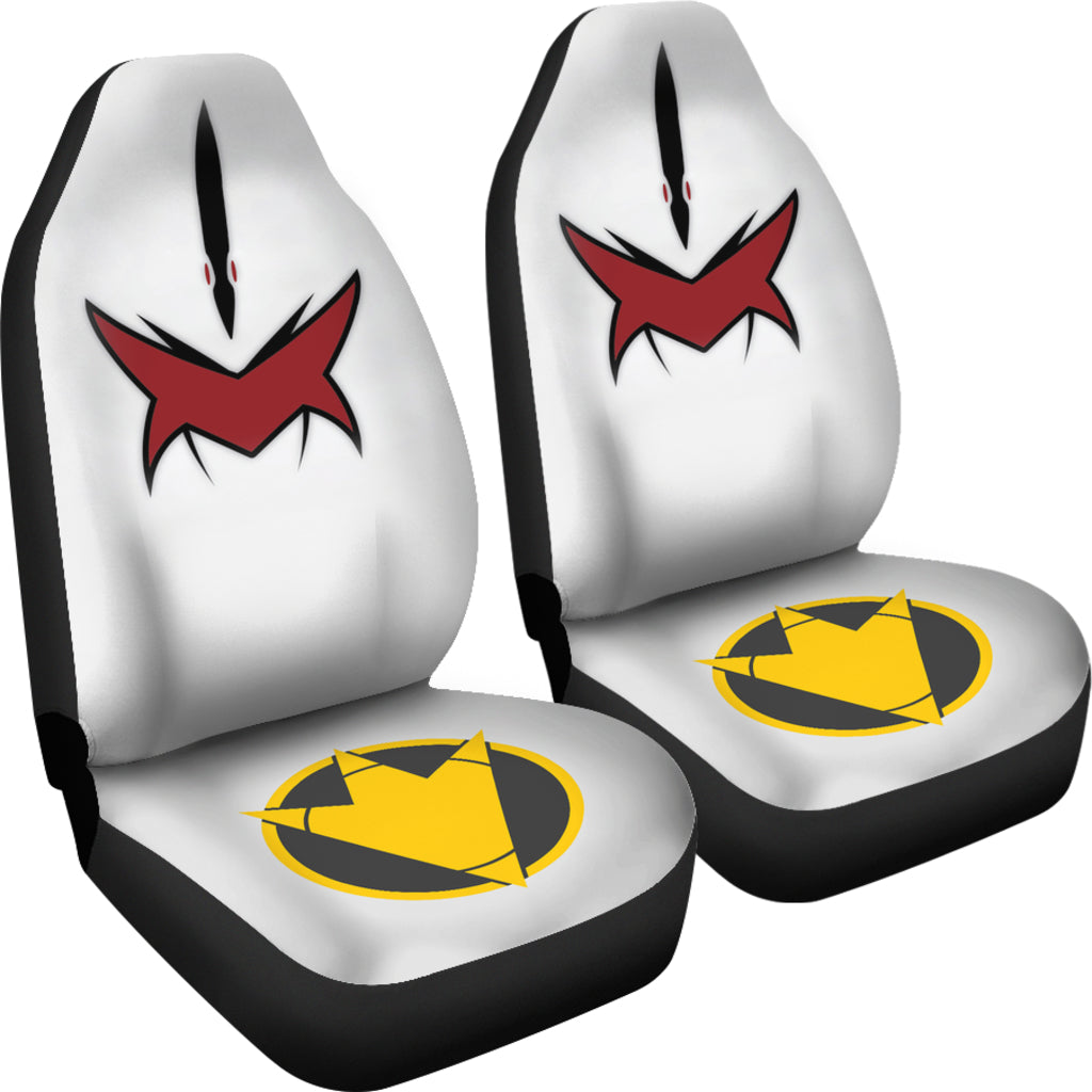 White Dino Thunder Power Rangers Car Seat Covers