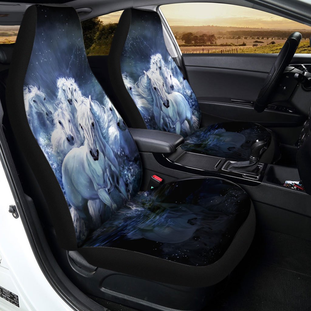 White Horse Car Seat Covers