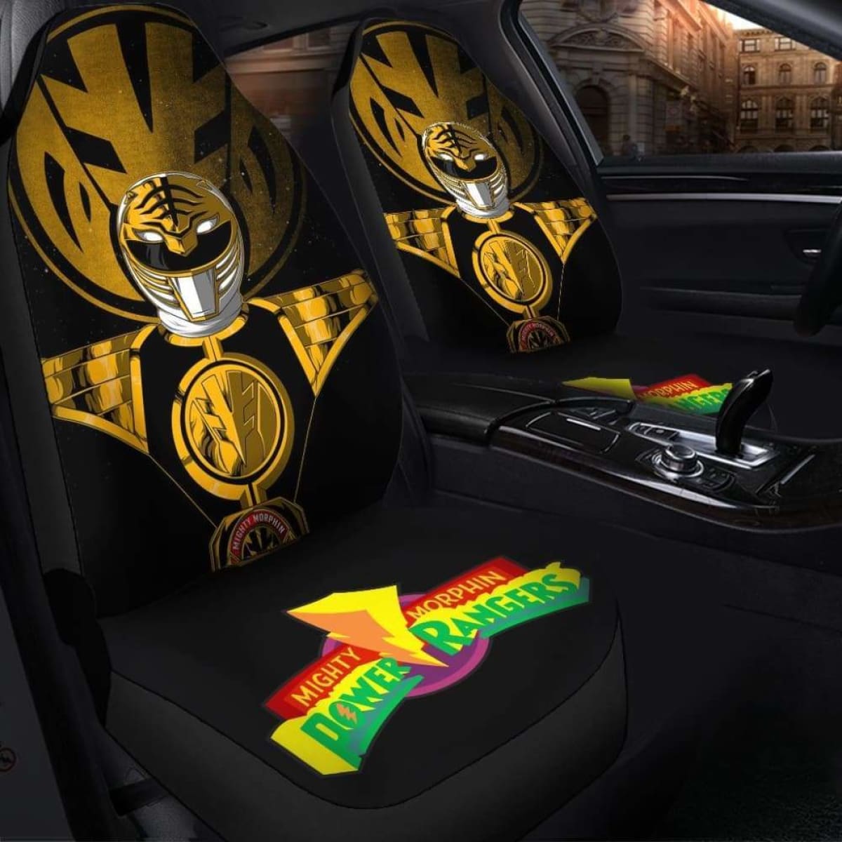 White Ranger Power Seat Covers 101719 Universal Fit