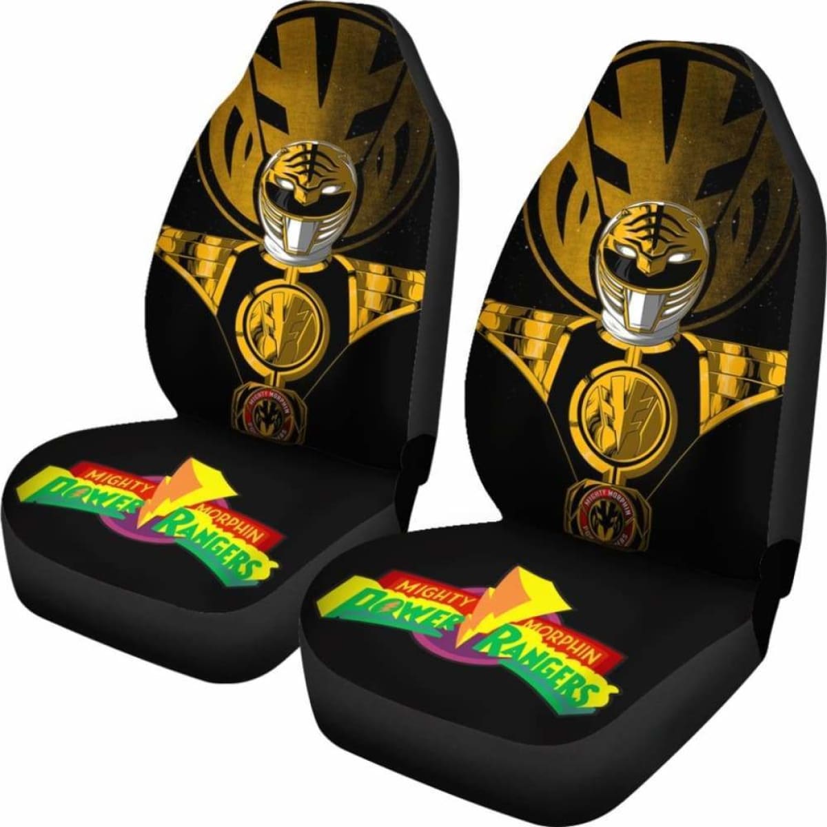 White Ranger Power Seat Covers 101719 Universal Fit