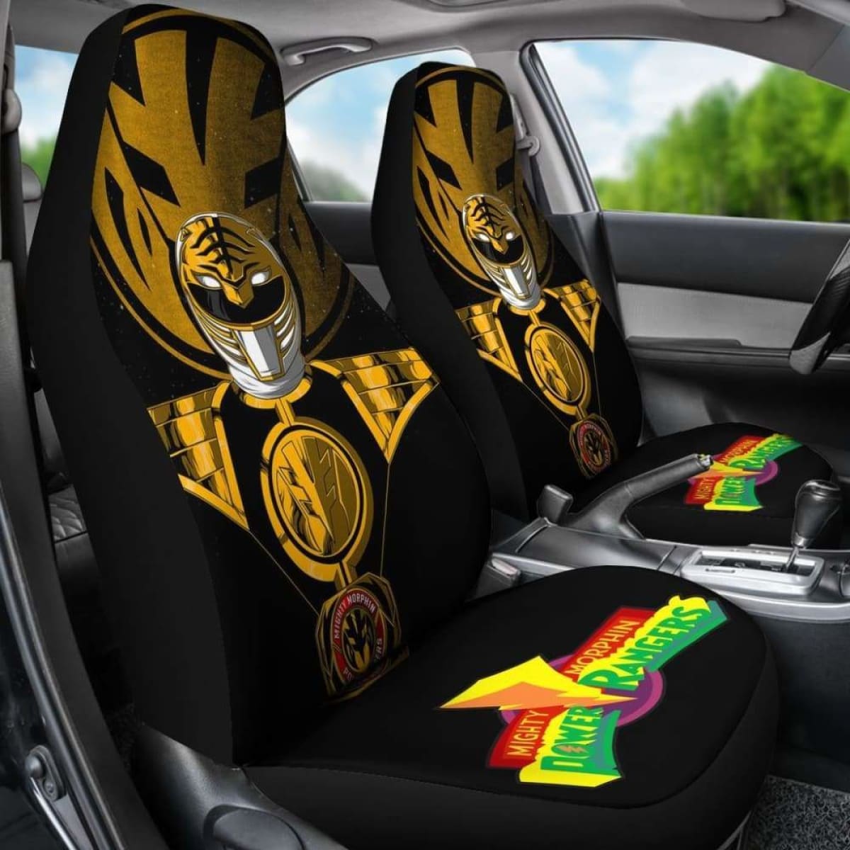 White Ranger Power Seat Covers 101719 Universal Fit