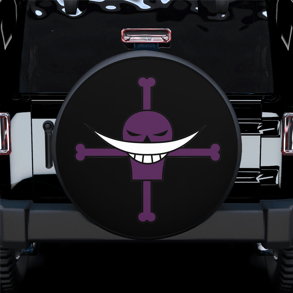 Whitebeard Pirates Flag Custom One Piece Anime Car Spare Tire