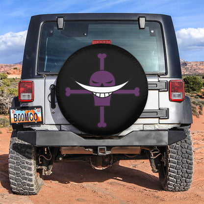 Whitebeard Pirates Flag Custom One Piece Anime Car Spare Tire