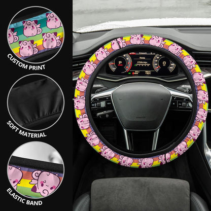 Wigglypus Anime Custom Car Steering Wheel Cover