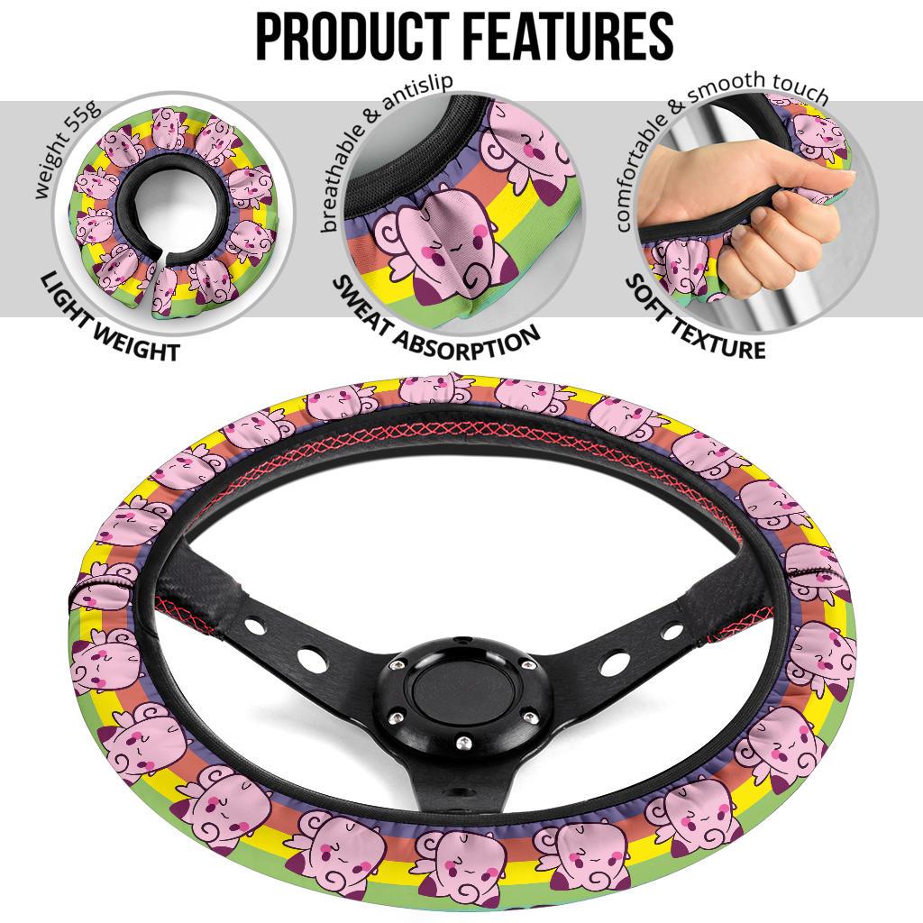 Wigglypus Anime Custom Car Steering Wheel Cover