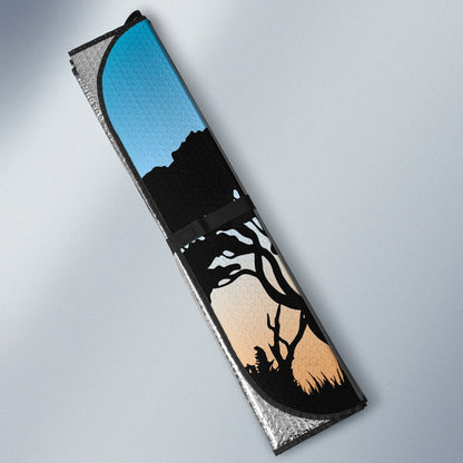 Wild nature in Africa Beauty Sky Custom Car Sunshade