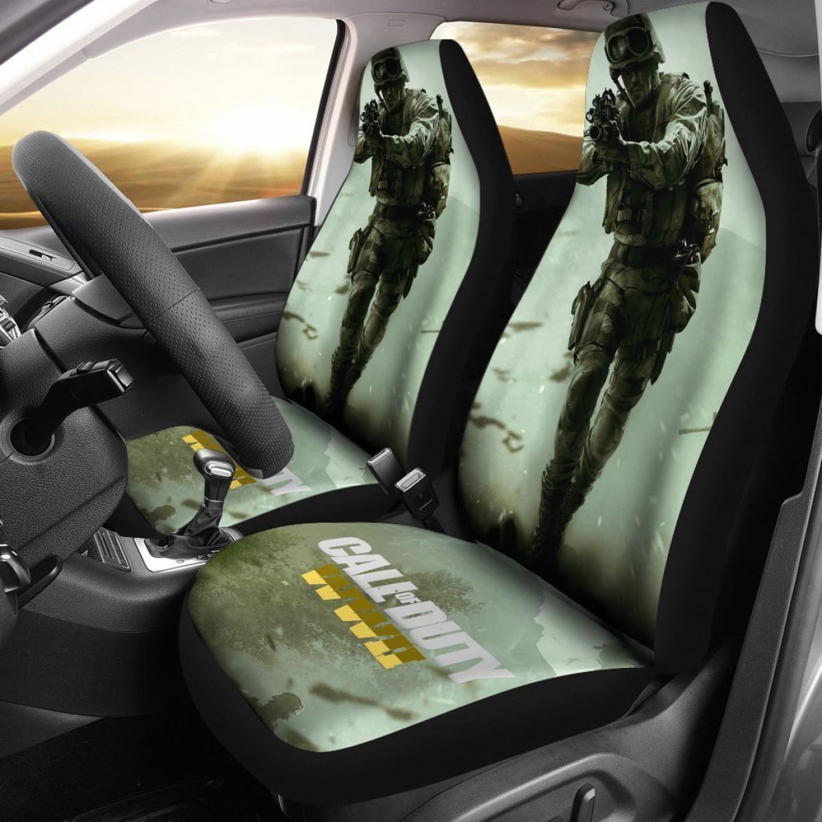 William Pierson World War 2 Call Of Duty Car Seat Covers Lt04 Universal Fit 225721