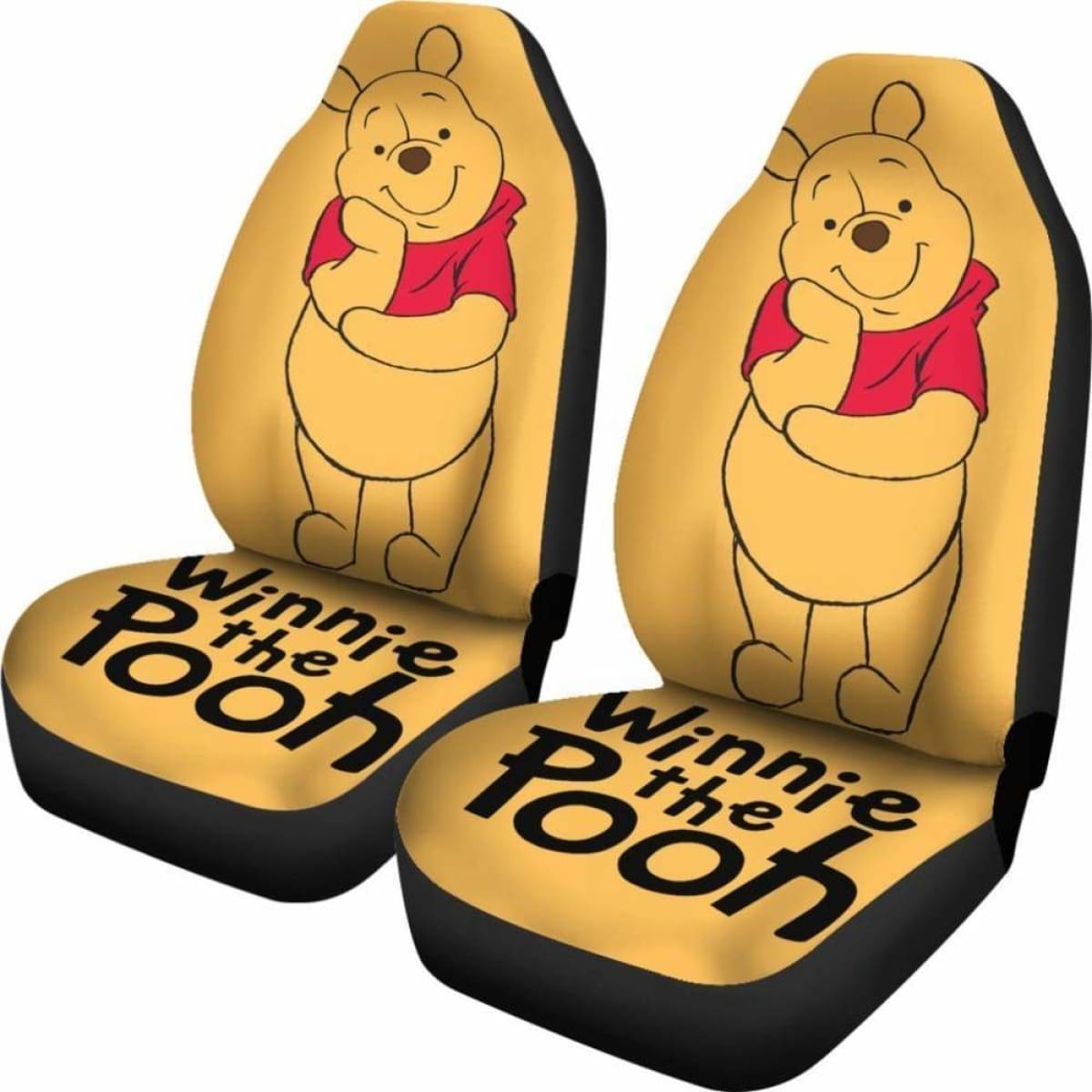 Winnie The Pooh Bear Car Seat Cover Universal Fit 051012