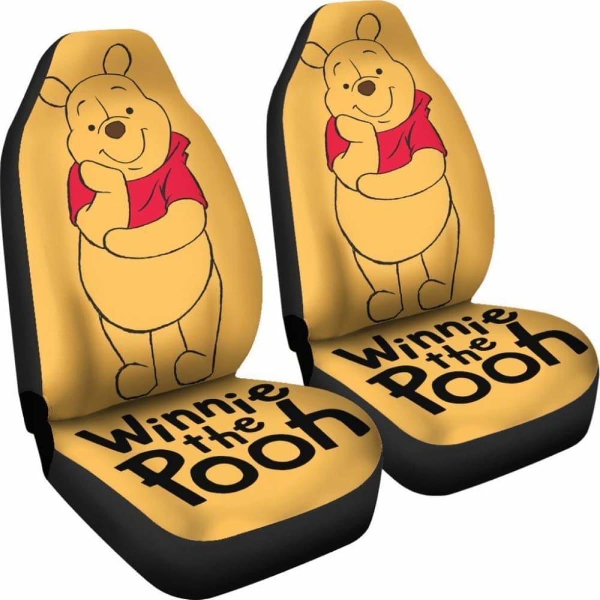 Winnie The Pooh Bear Car Seat Cover Universal Fit 051012