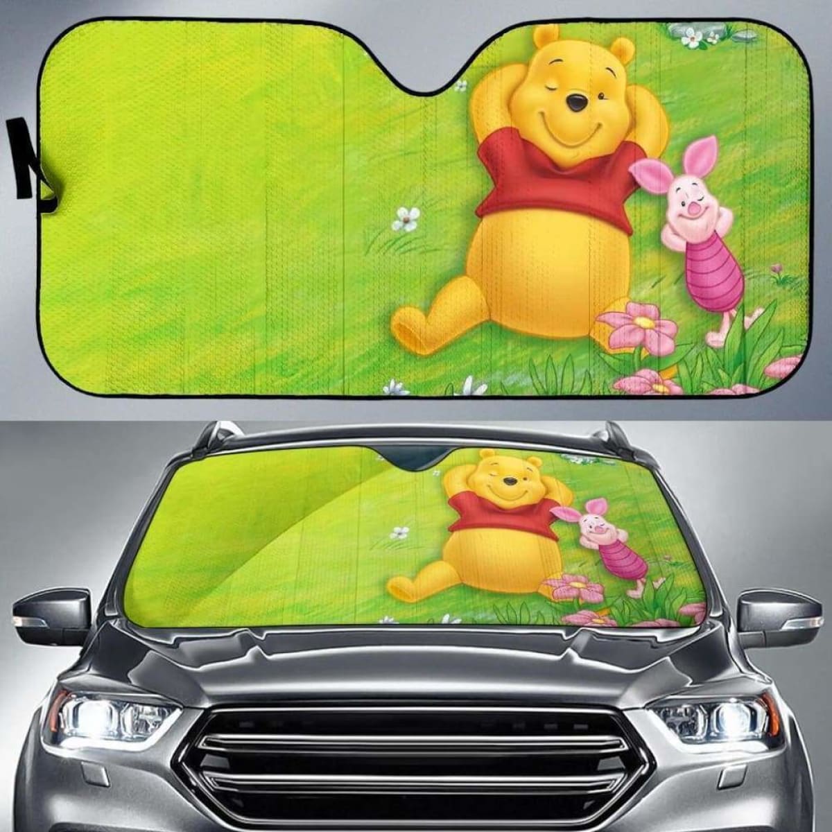 Winnie The Pooh Car Auto Sun Shade 211626 Universal Fit