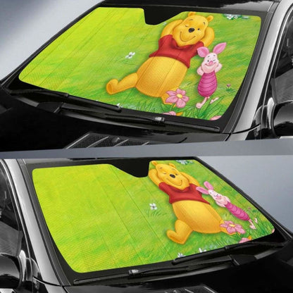 Winnie The Pooh Car Auto Sun Shade 211626 Universal Fit