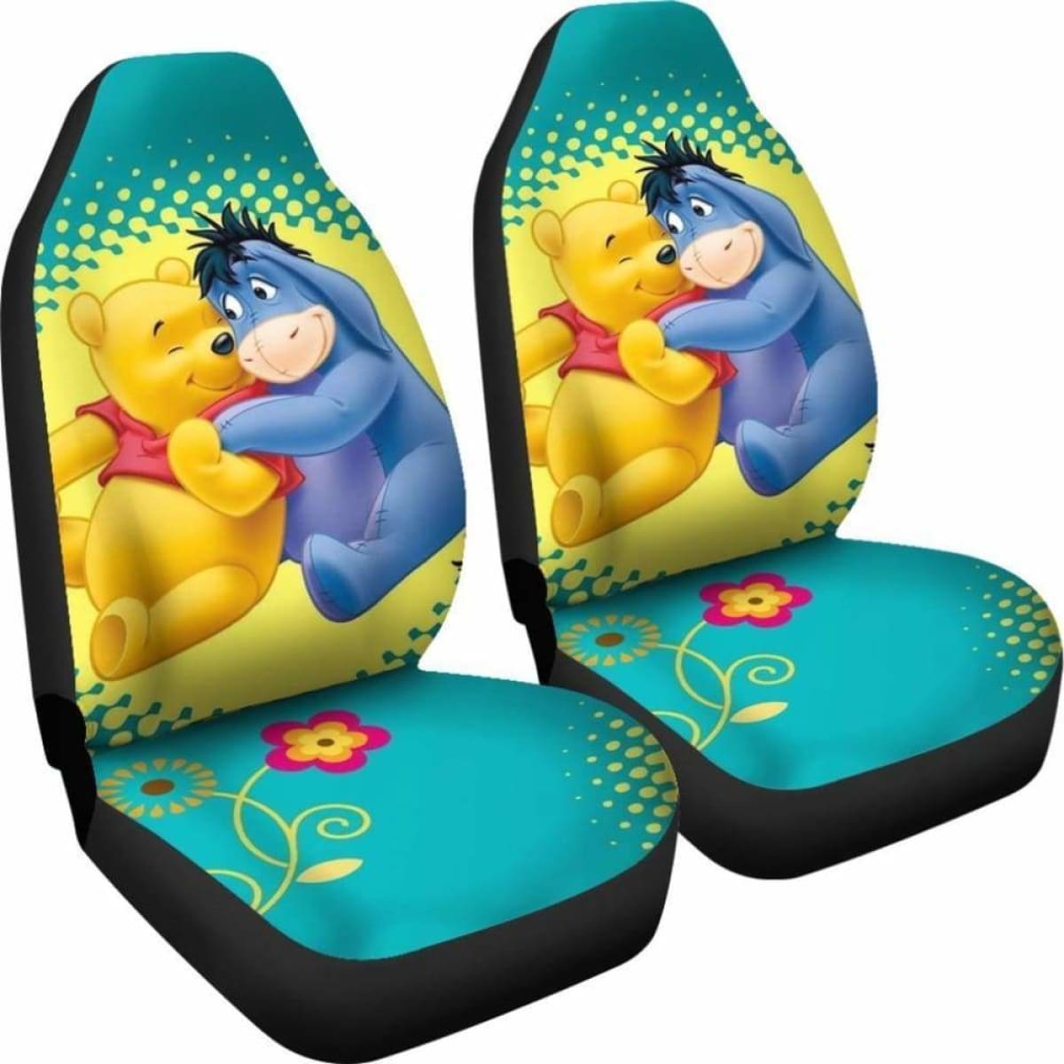 Winnie The Pooh Hug Car Seat Cover Universal Fit 051012