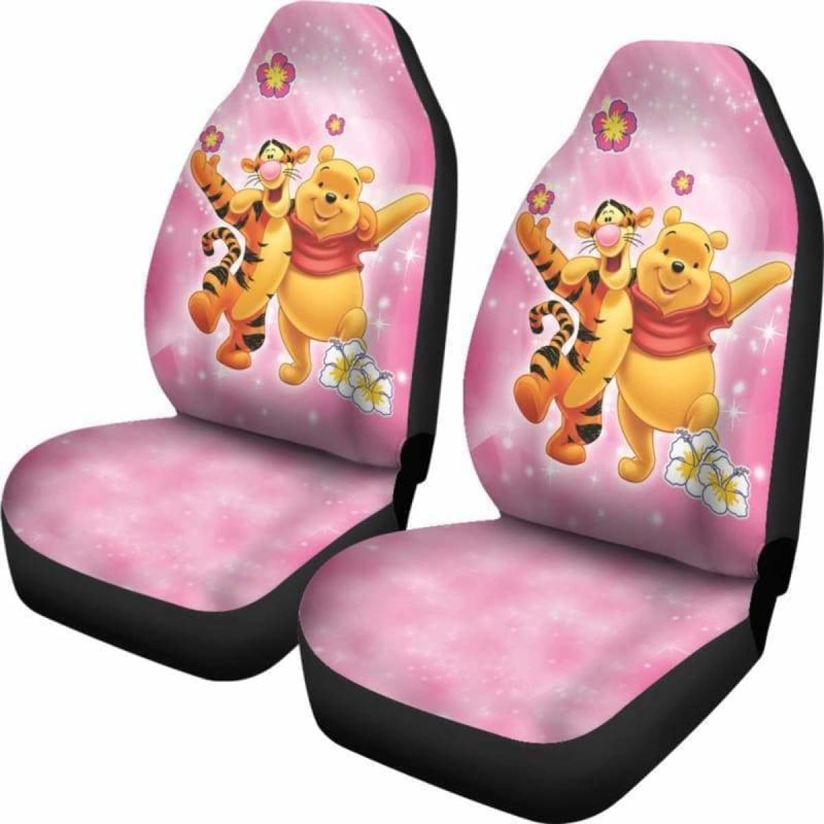 Winnie The Pooh Love Car Seat Covers Universal Fit 051312