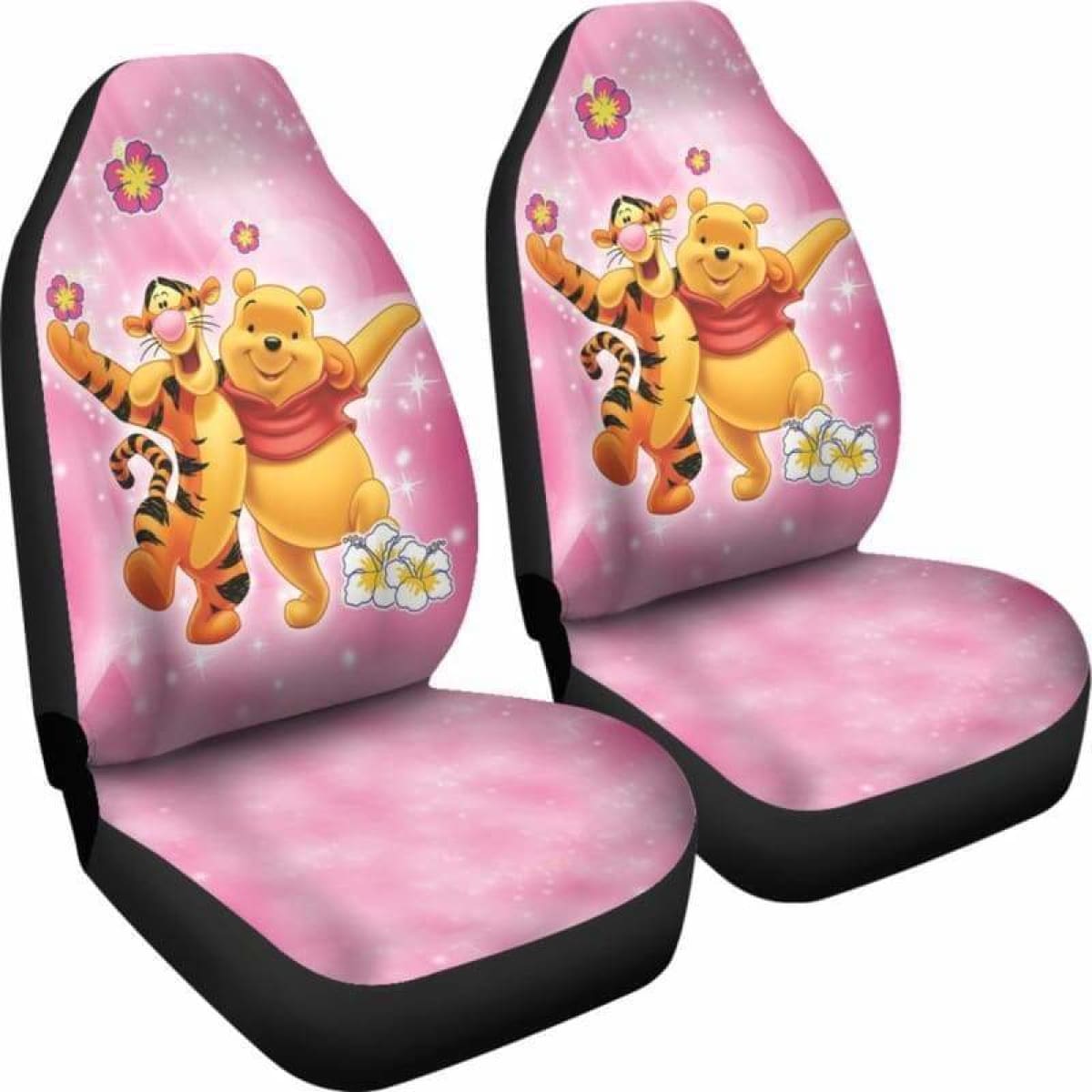Winnie The Pooh Love Car Seat Covers Universal Fit 051312
