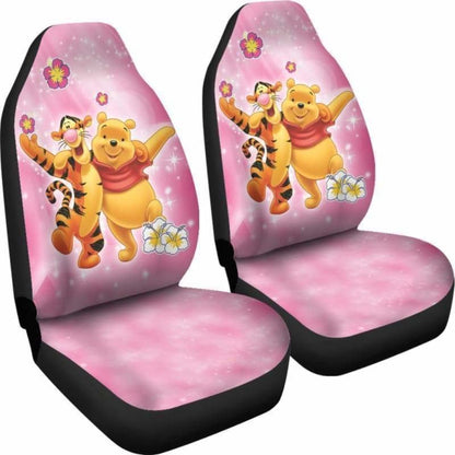 Winnie The Pooh Love Car Seat Covers Universal Fit 051312