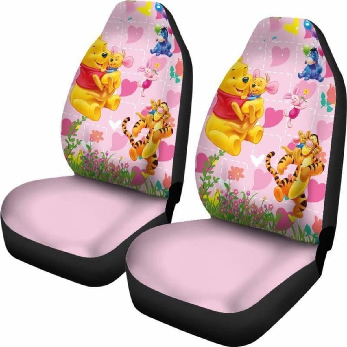 Winnie The Pooh Love Car Seat Covers Universal Fit 051312