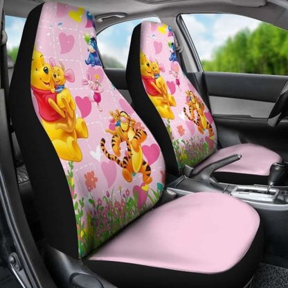 Winnie The Pooh Love Car Seat Covers Universal Fit 051312