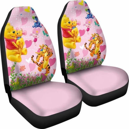 Winnie The Pooh Love Car Seat Covers Universal Fit 051312