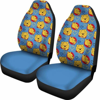 Winnie The Pooh Love Car Seat Covers Universal Fit 051312