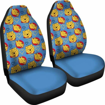 Winnie The Pooh Love Car Seat Covers Universal Fit 051312
