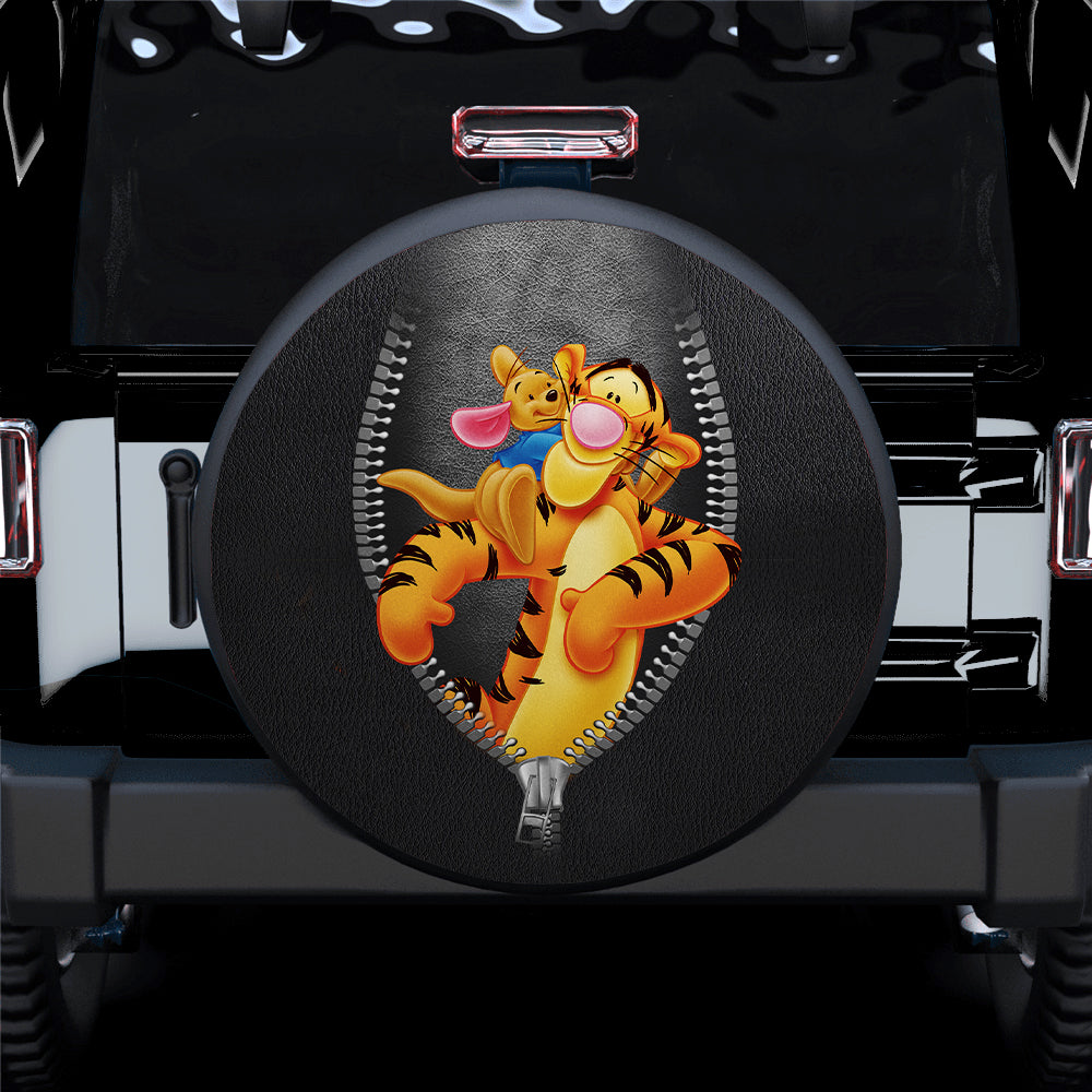 Winnie The Pooh Minnie Mouse Tigger Zipper Car Spare Tire
