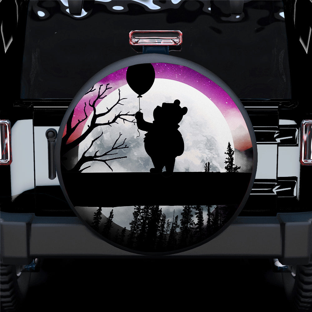 Winnie The Pooh Moon Night Car Spare Tire Cover