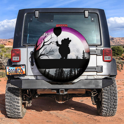 Winnie The Pooh Moon Night Car Spare Tire Cover