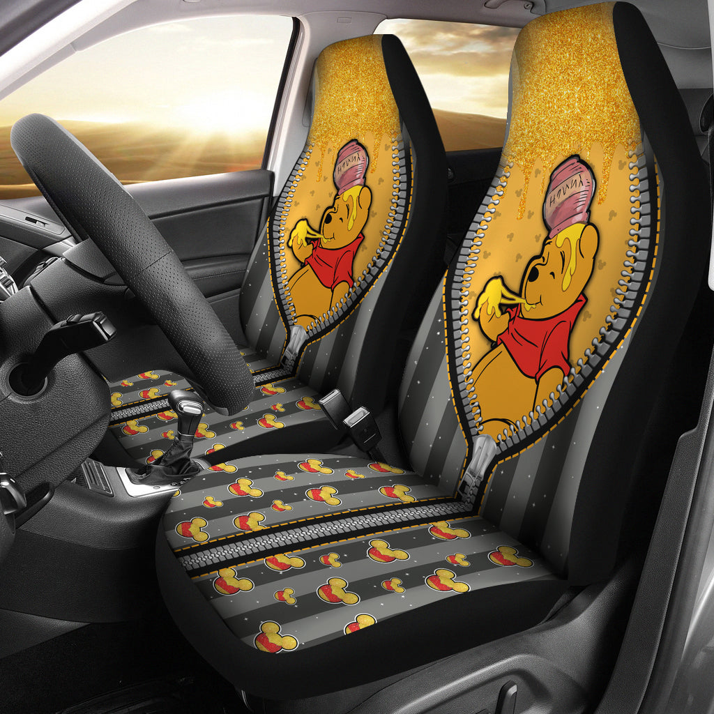 Winnie The Pooh Zip Car Seat Covers