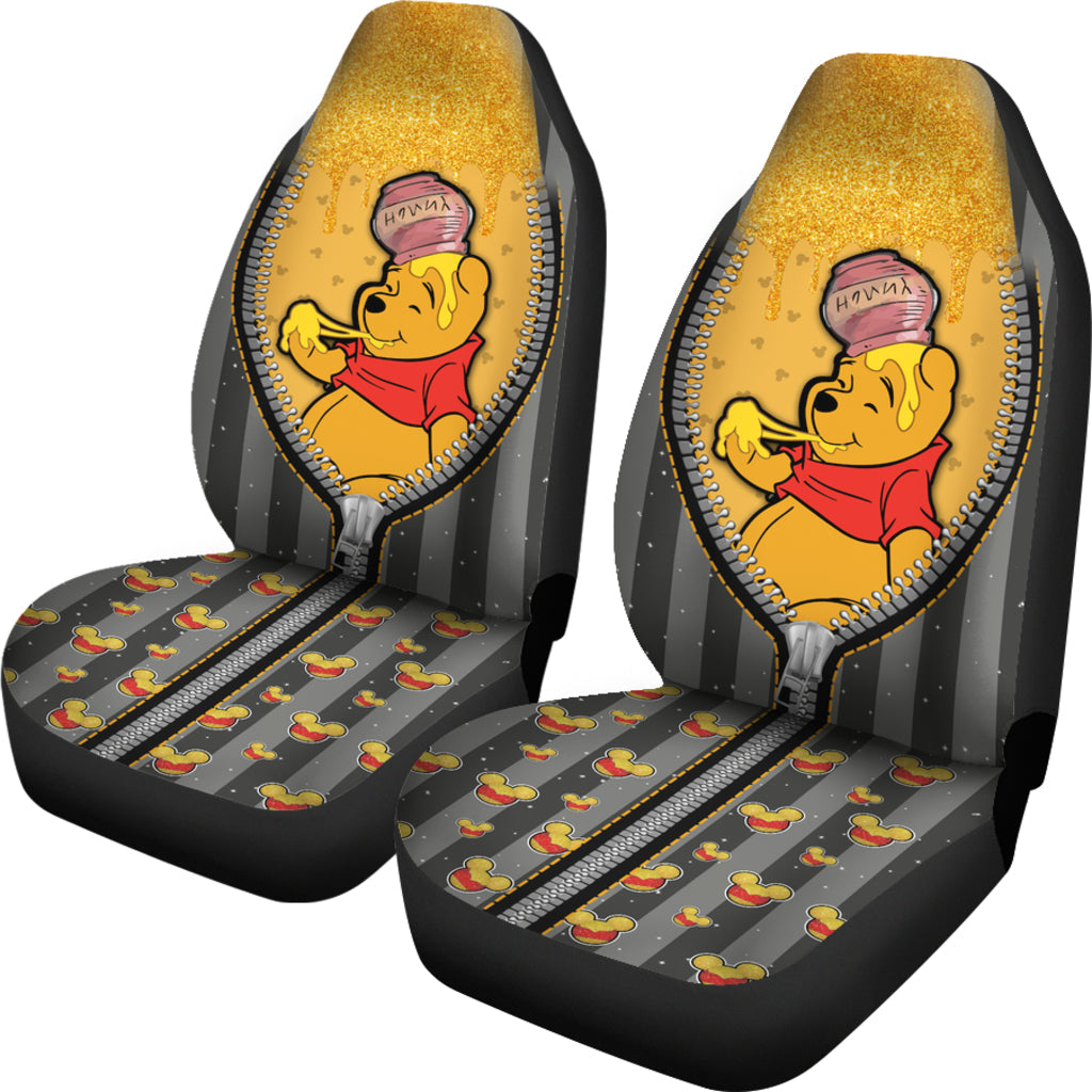 Winnie The Pooh Zip Car Seat Covers
