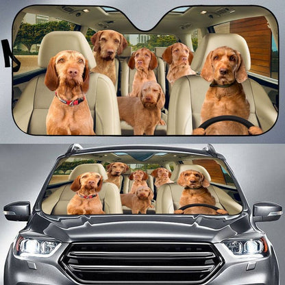Wirehaired Vizsla All Over Printed 3D Sun Shade