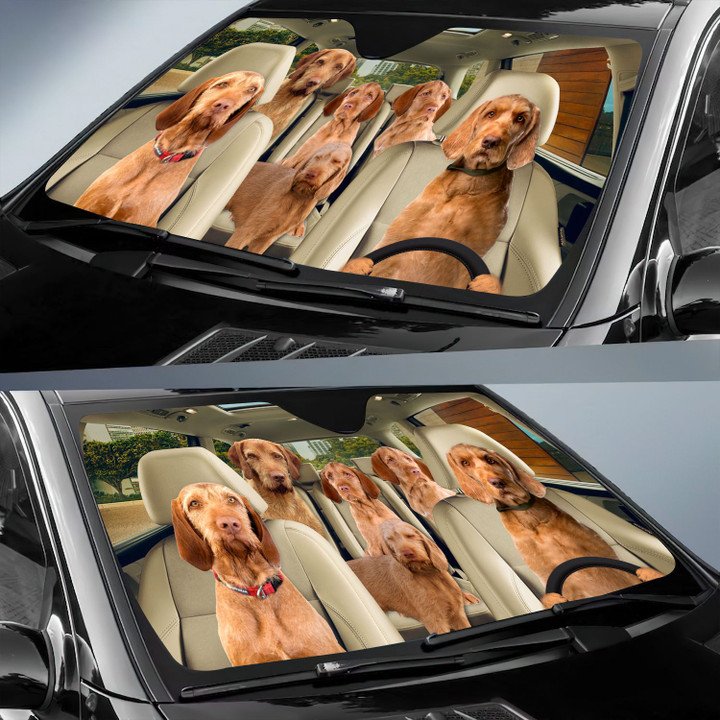 Wirehaired Vizsla All Over Printed 3D Sun Shade
